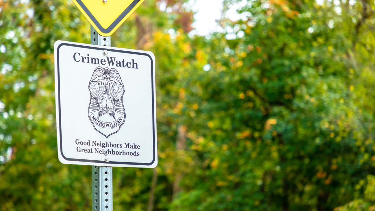 BRAG Crime Watch Sign